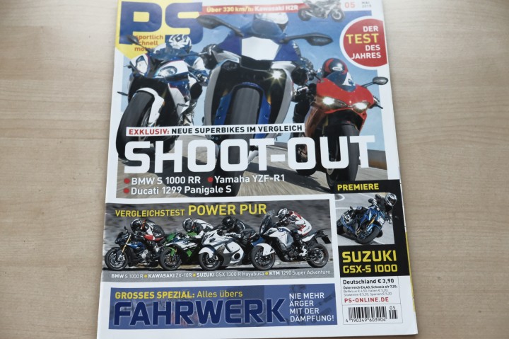 Deckblatt PS Sport Motorrad (05/2015)